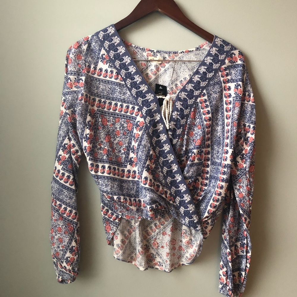 Hollister Wrap Blouse